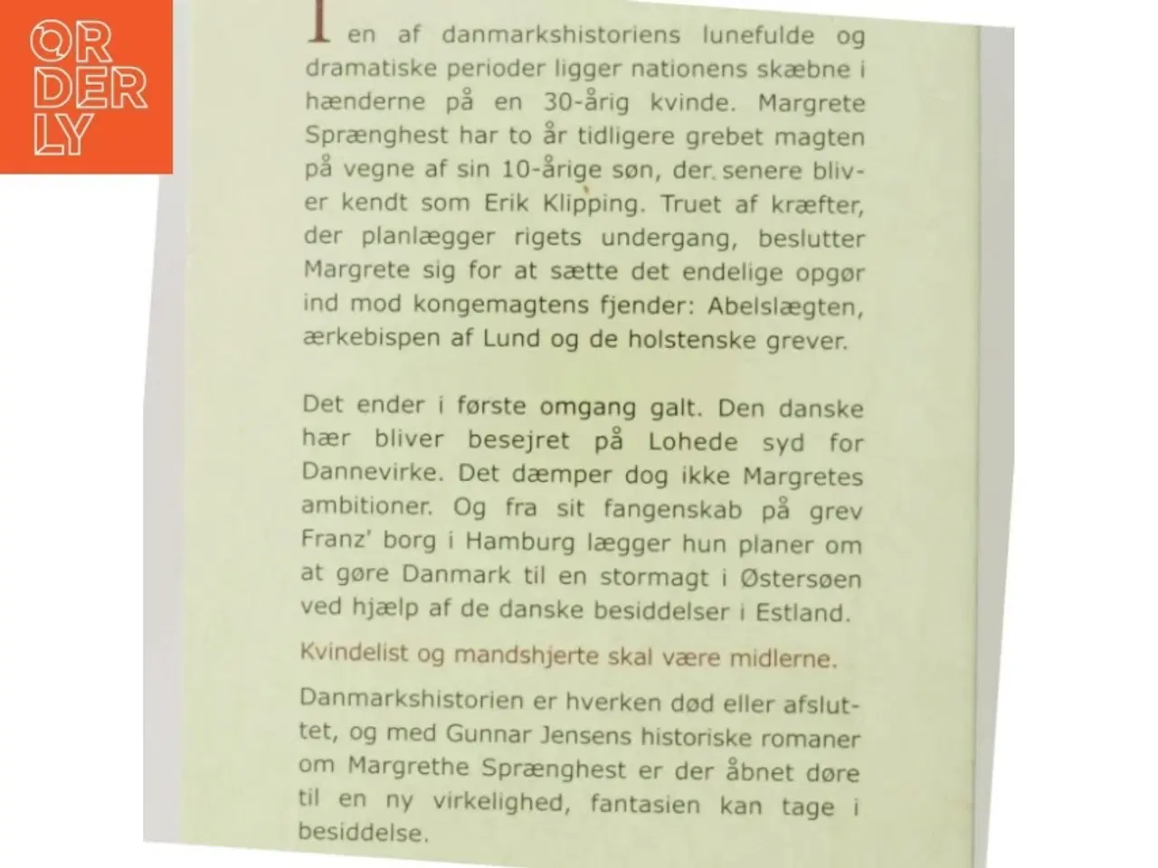 Billede 3 - Fruen til Estland : historisk roman om Margrete Sprænghest af Danmark af Gunnar Jensen (f. 1929) (Bog)