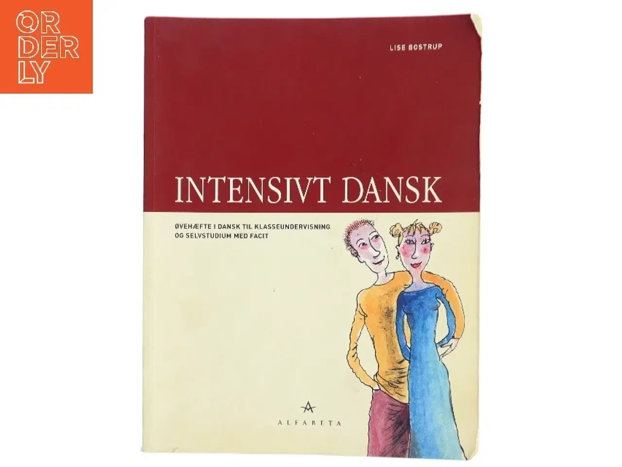 Billede 1 - Intensivt dansk : øvehæfte i dansk til klasseundervisning og selvstudium med facit af Lise Bostrup (Bog)
