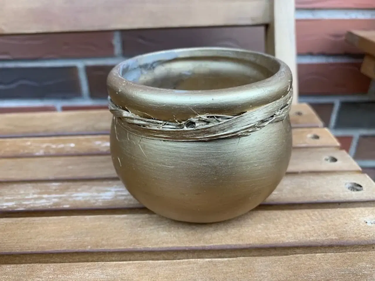 Billede 4 - Urtepotteskjuler - guld eller sølv - retro