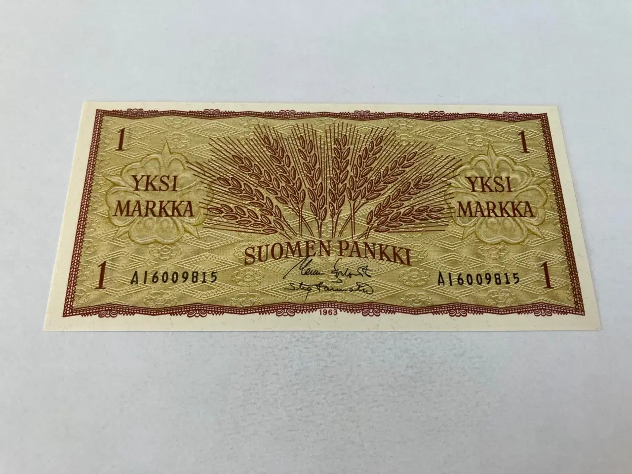Billede 1 - 1 Markka 1963 Finland