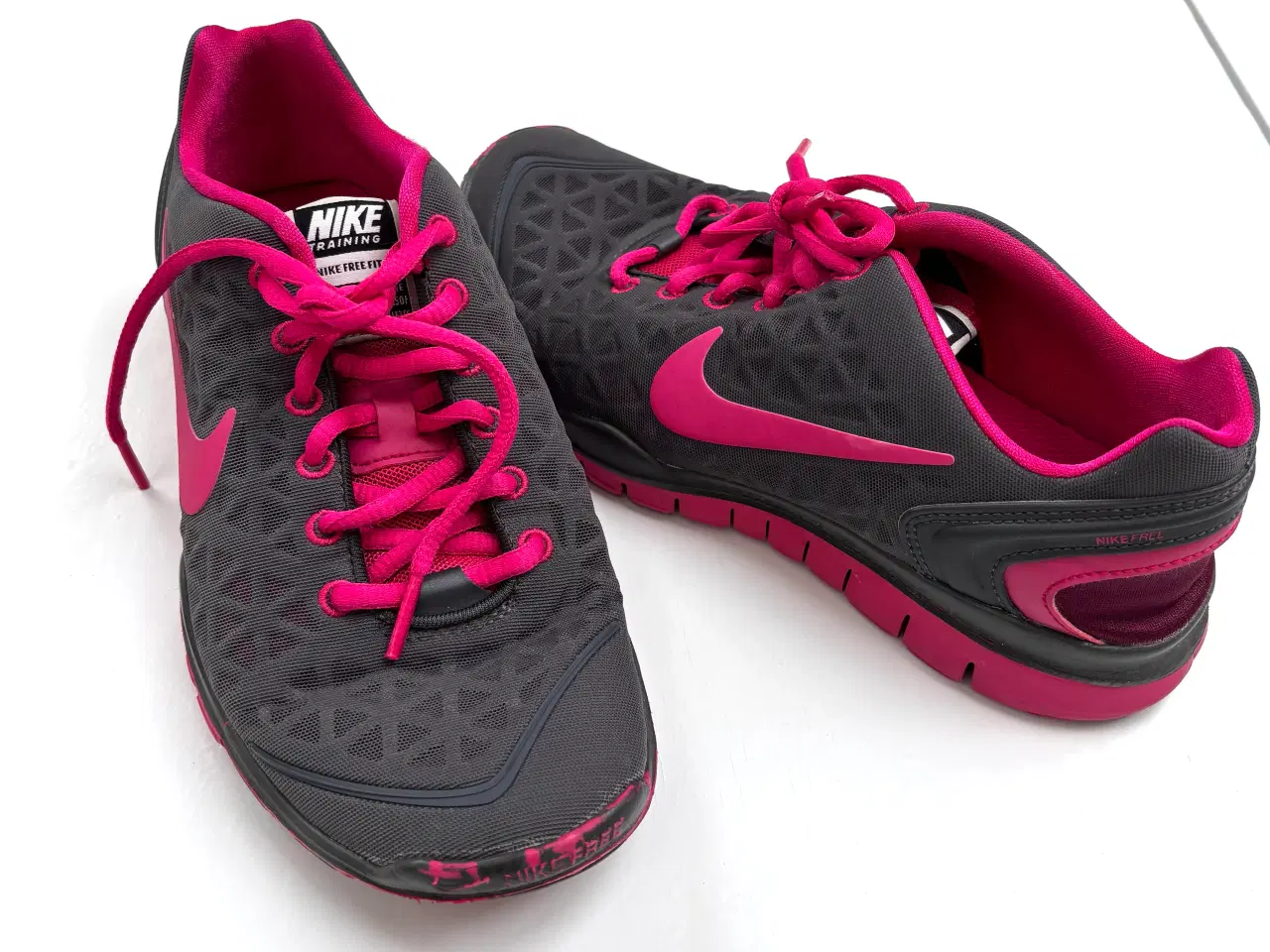 Billede 1 - Nike Free Fit 2, grå/pink, str. 38,5