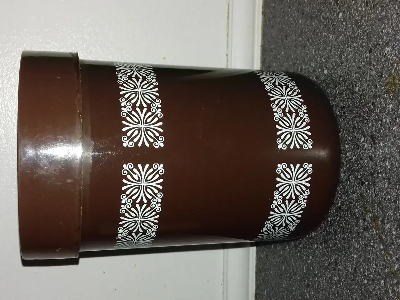 Billede 1 - Retro kaffedåse  mørkebrun