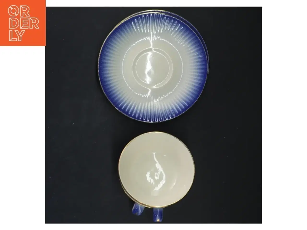 Billede 2 - Tekopper og underkopper sæt fra Søholm Hammersø (str. 5x12&ø16 cm)