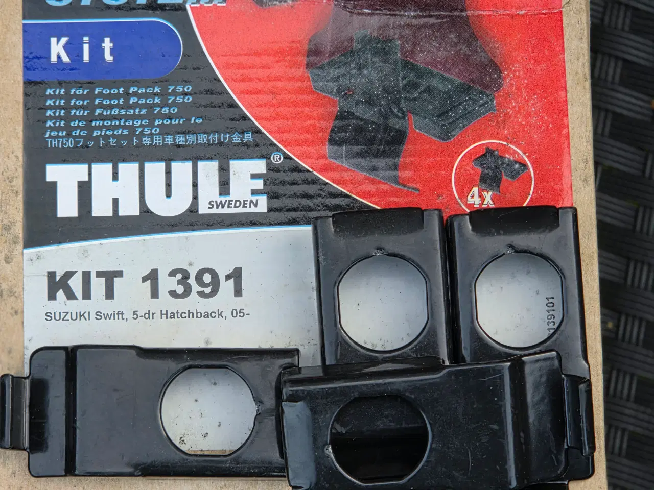 Billede 3 - Thule tagbøljesæt 