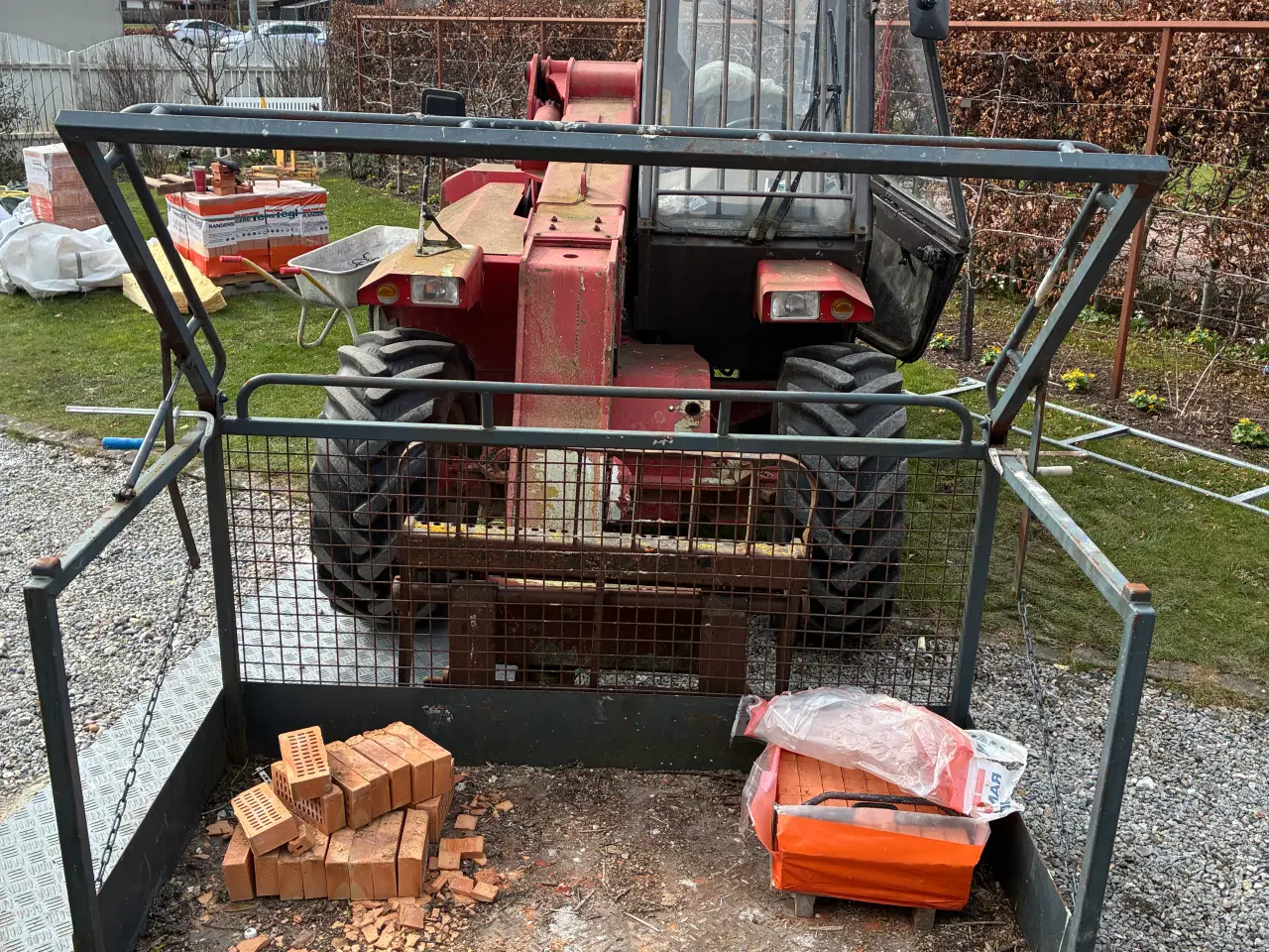 Billede 4 - Manitou mlt526 med kurv skovl og gafler