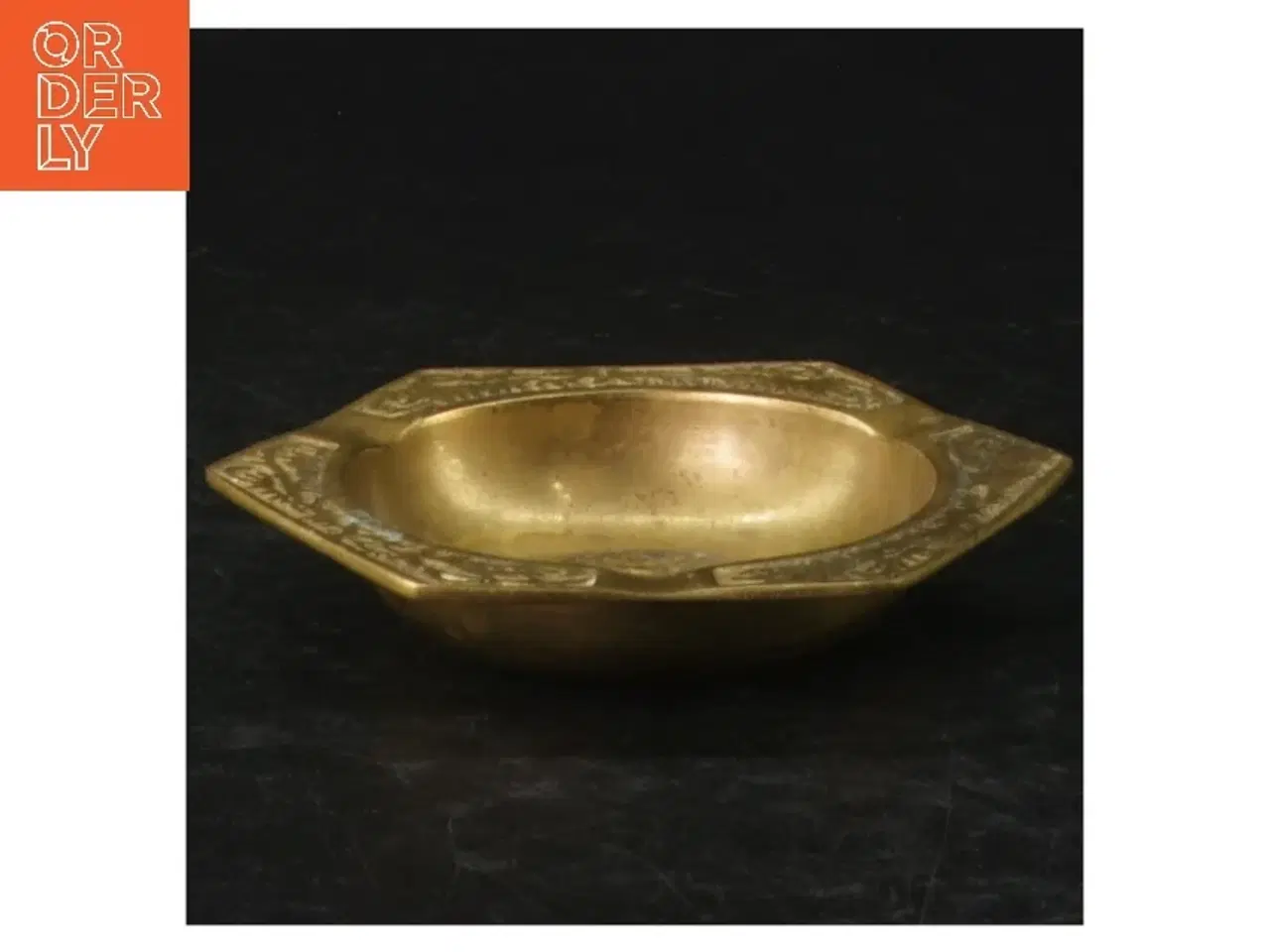 Billede 2 - Messing askebæger (str. 10,5 x. 10,5 cm)