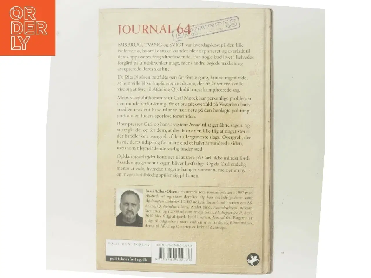 Billede 3 - Journal 64. 4 af Jussi Adler-Olsen (Bog)