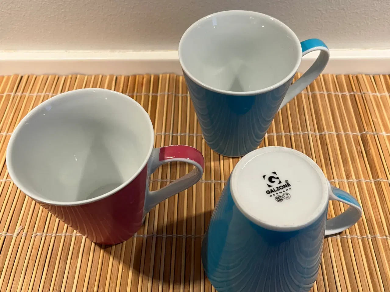 Billede 1 - 3 stk. smukke Galzone krus