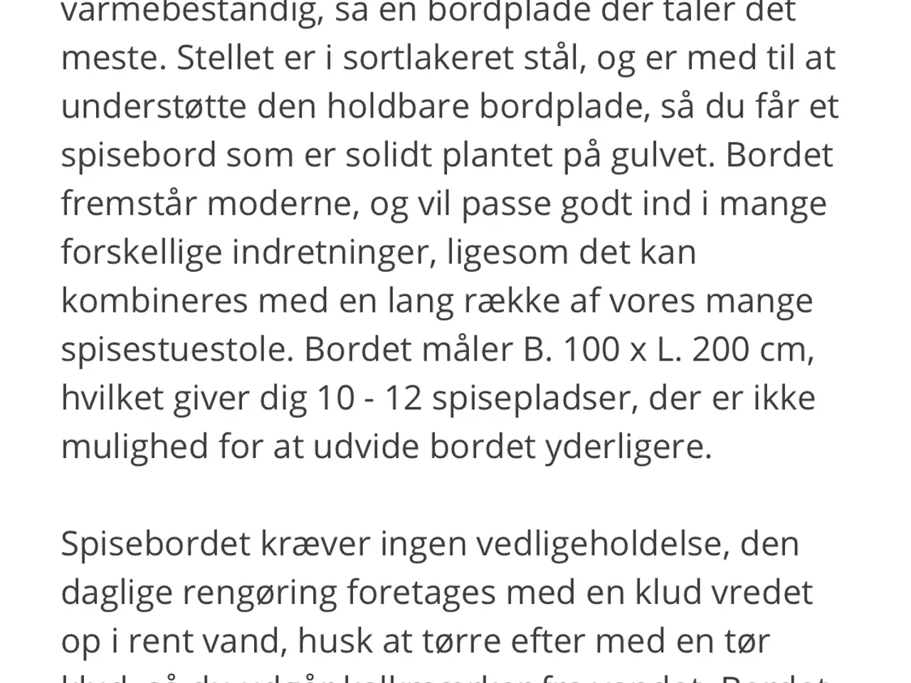 Billede 5 - Spisebord Heave uden stole