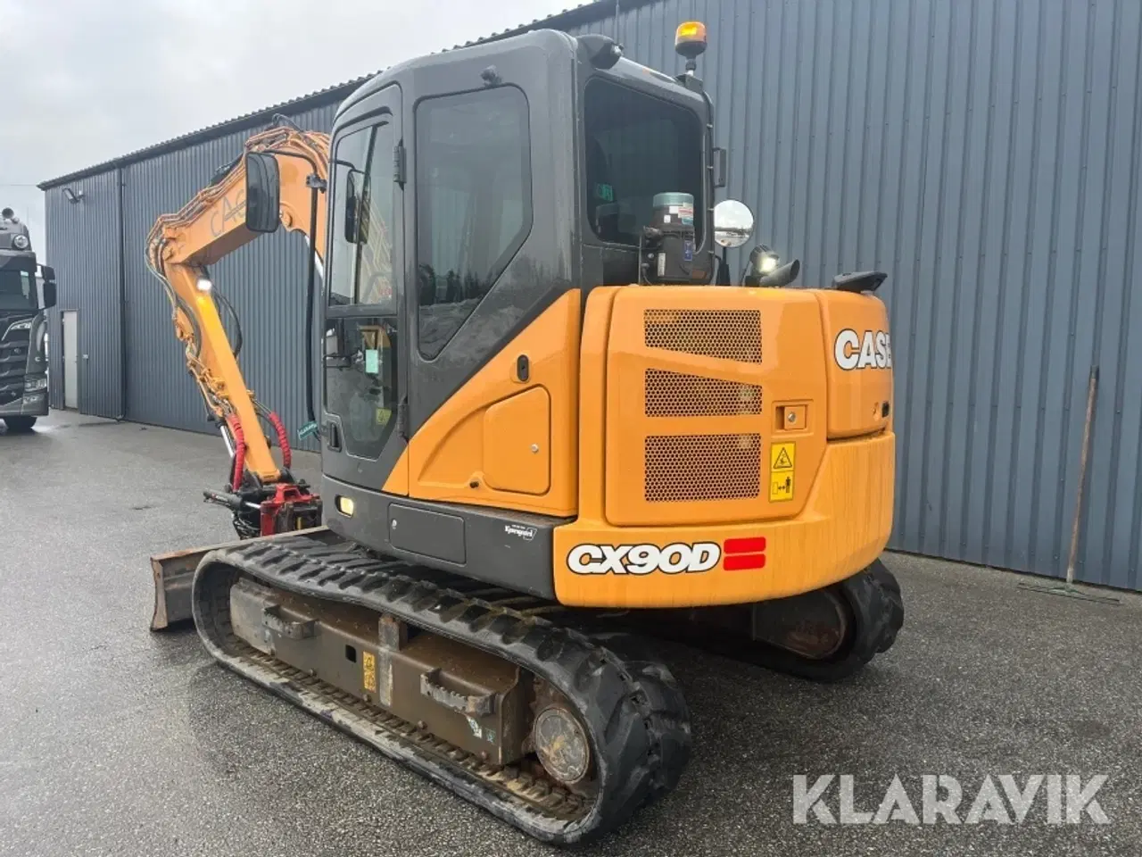 Billede 4 - Gravemaskine Case CX90D med Rototilt