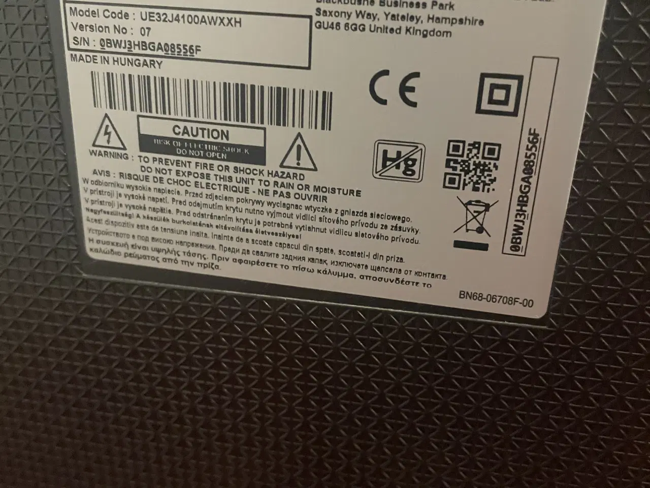 Billede 3 - Fladskærm.Samsung 32 tommer full hd 