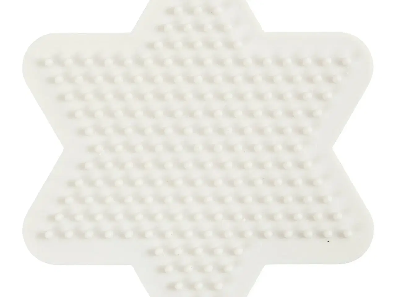 Billede 1 - NABBI BioBeads Perleplade, stjerne, str. 9,8x9,8 cm, medium, 1 stk.