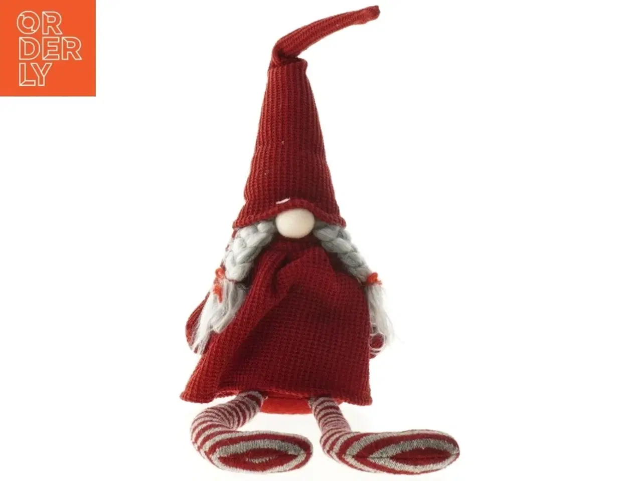 Billede 1 - Juledekoration nissefigur i stof (str. 28 cm)