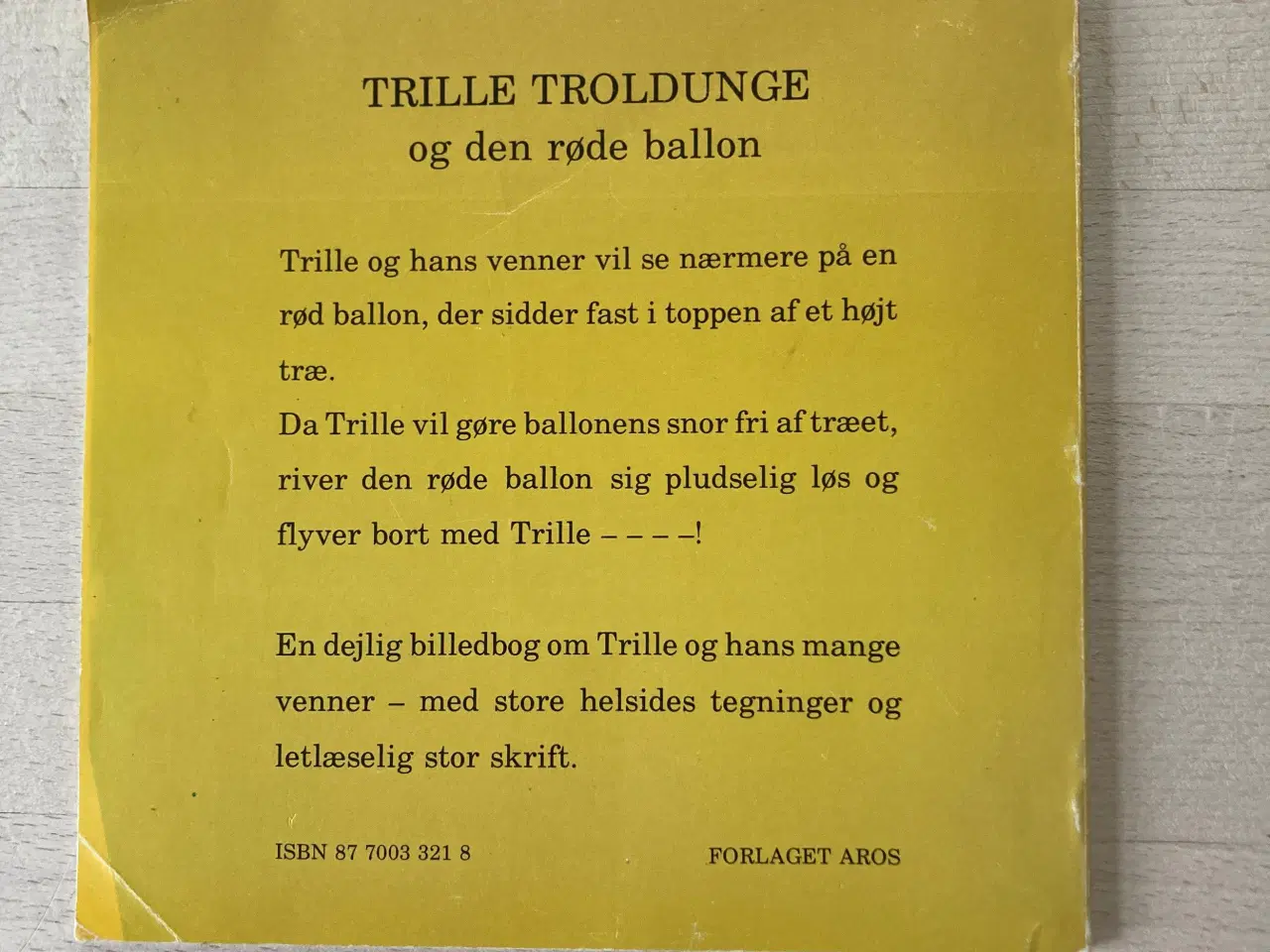 Billede 2 - Trille Troldunge og den røde ballon,  Robert Fiske