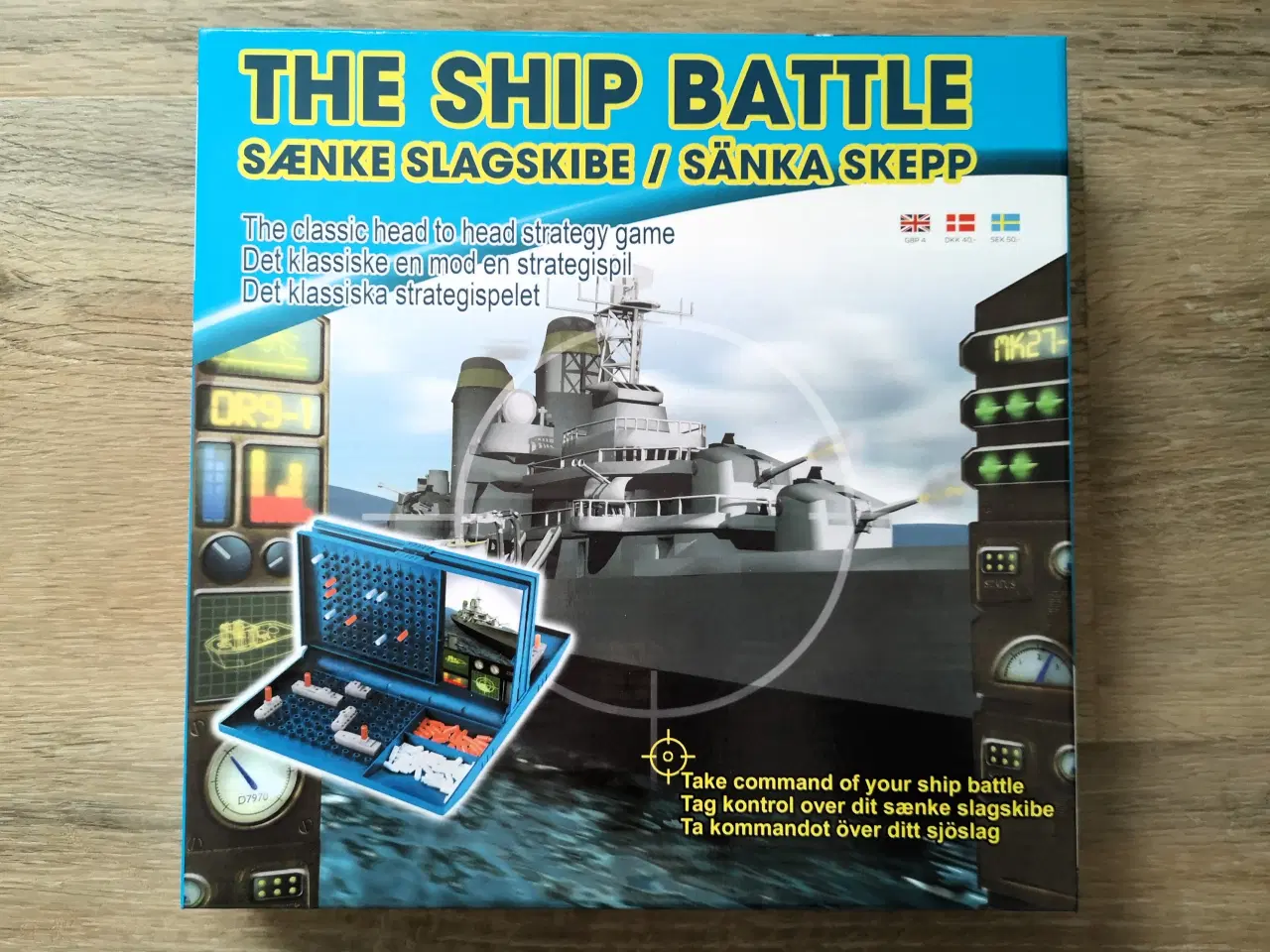 Billede 1 - Sænke slagskibe – rejse-strategispil i kuffert