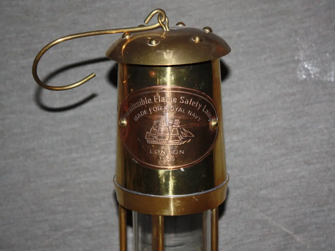 Billede 2 - Permissible Royal Navy messinglampe