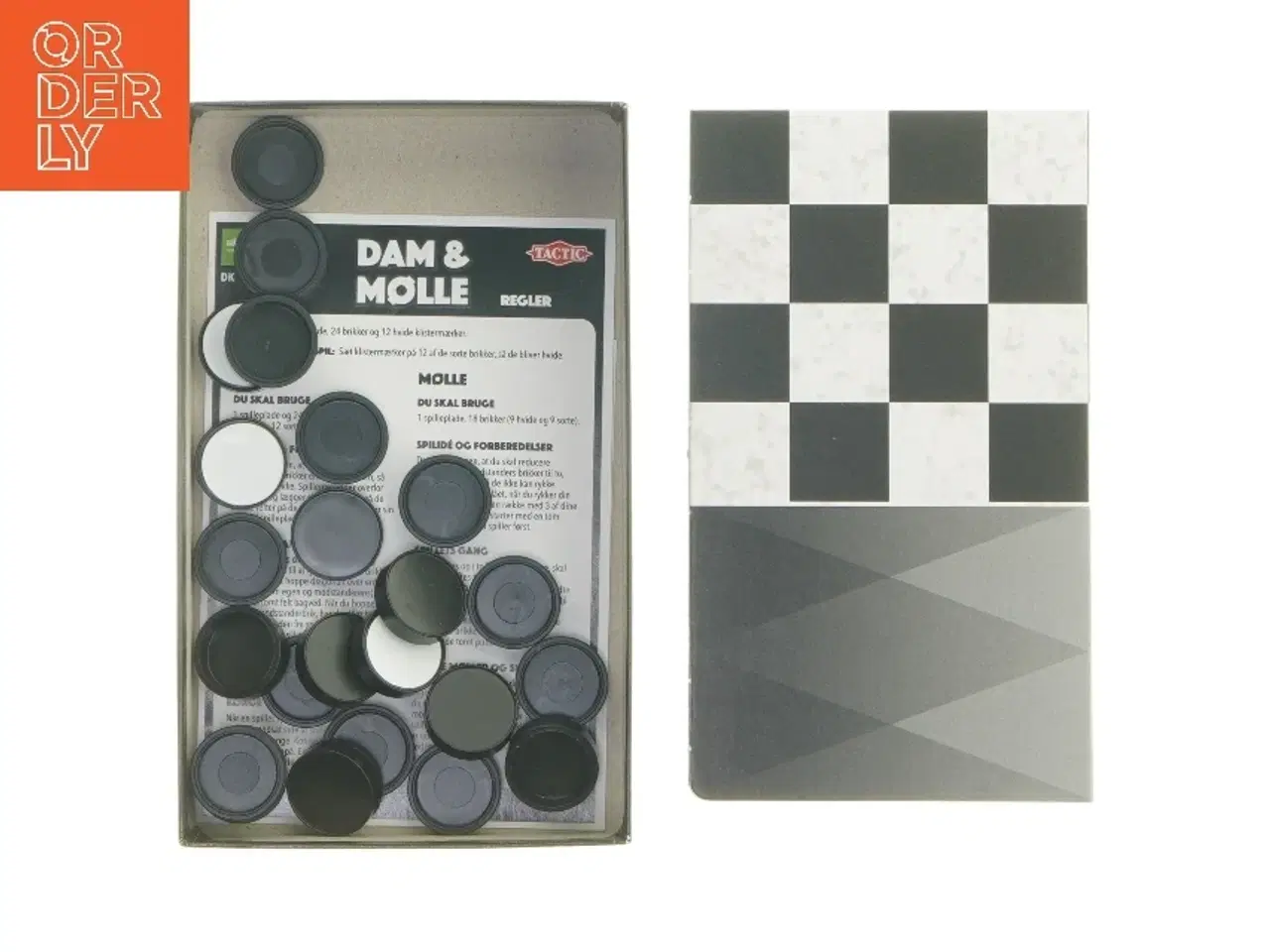 Billede 3 - Dam & Mølle rejsespil fra Tactic (str. 18,5x11,5 cm)