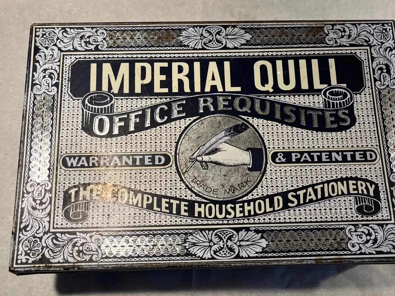 Billede 1 - Antik Imperial Quill Office Box - SJÆLDEN samleobj