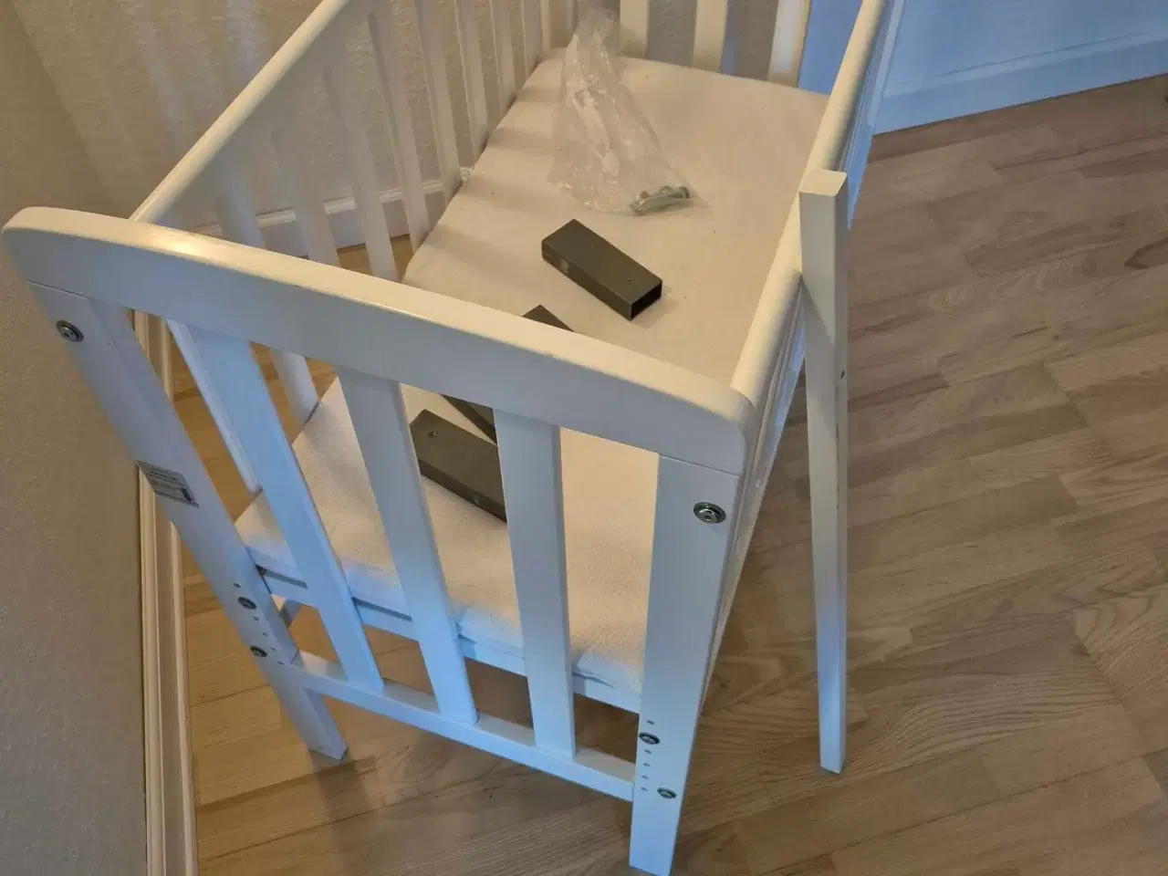 Billede 3 - Tremmeseng / Bedside crib 