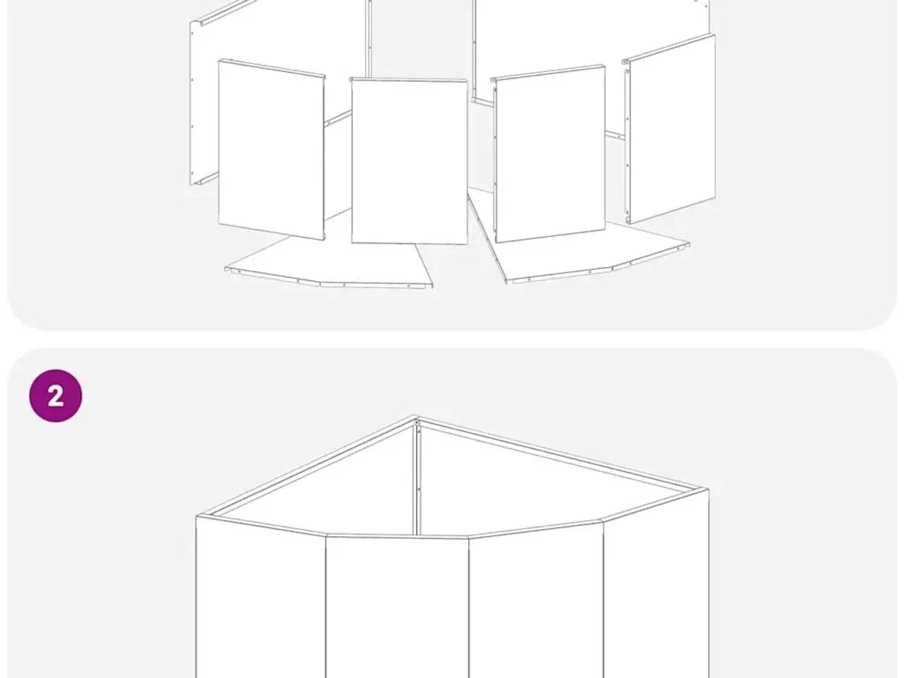Billede 10 - Hjørne Plantekasse Sort 60 x 60 x 35 cm Stål