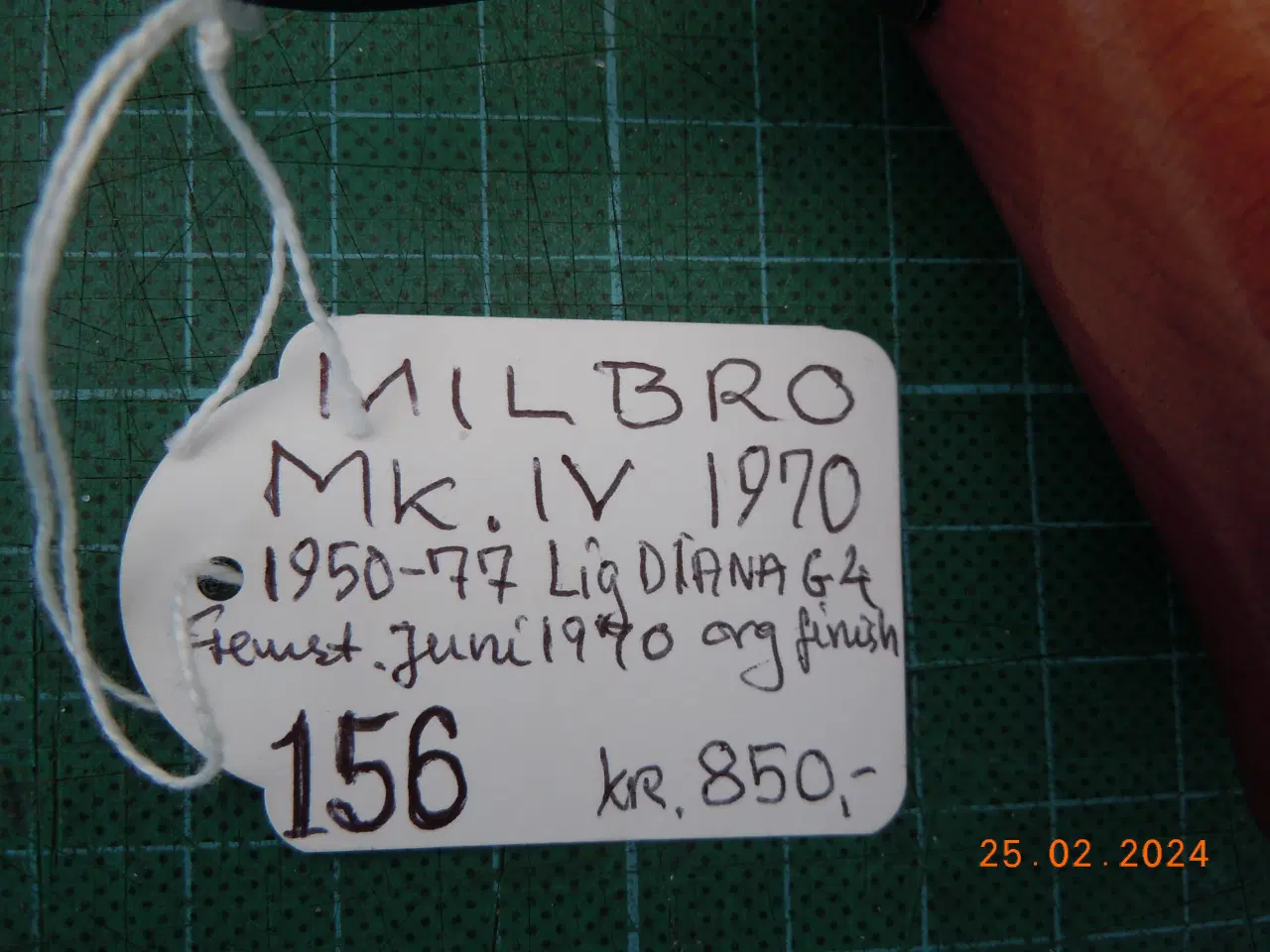 Billede 2 -  DIANA luftpistol fra 1970 af Milbro.