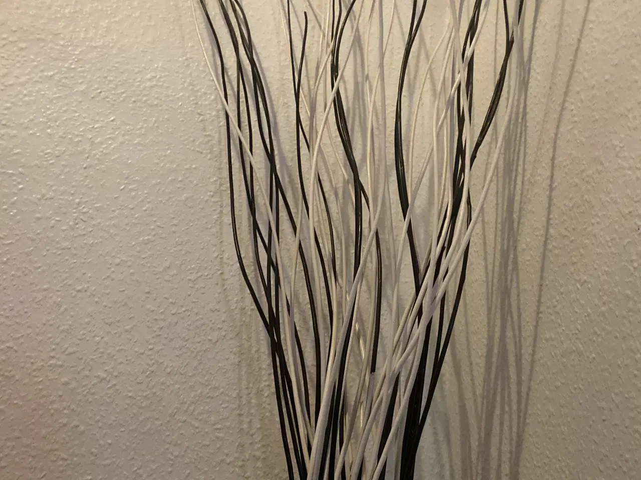 Billede 6 - Moderne vase med dekorative grene (sort/hvid)