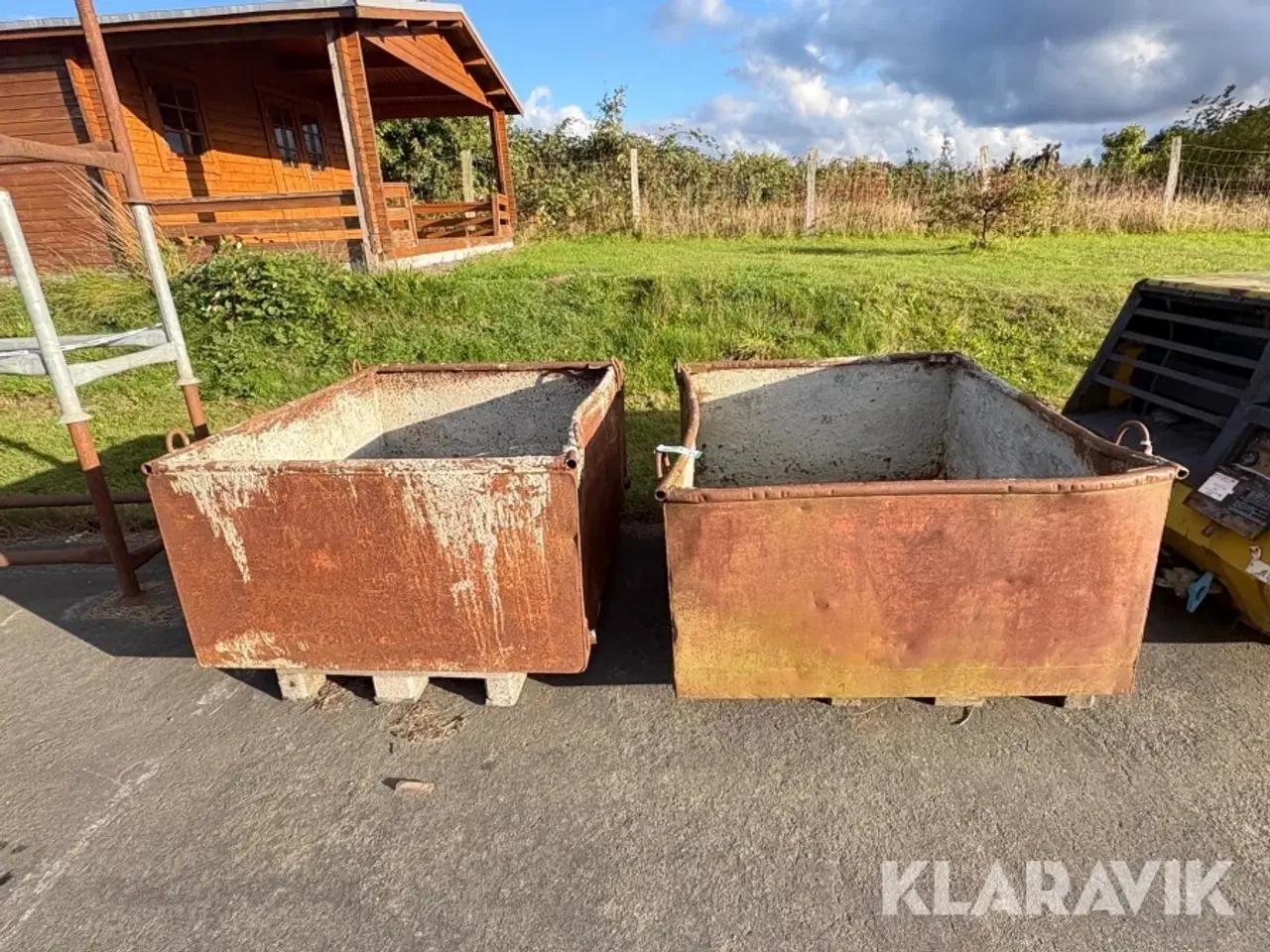Billede 2 - Transportkasser stål 2 styk