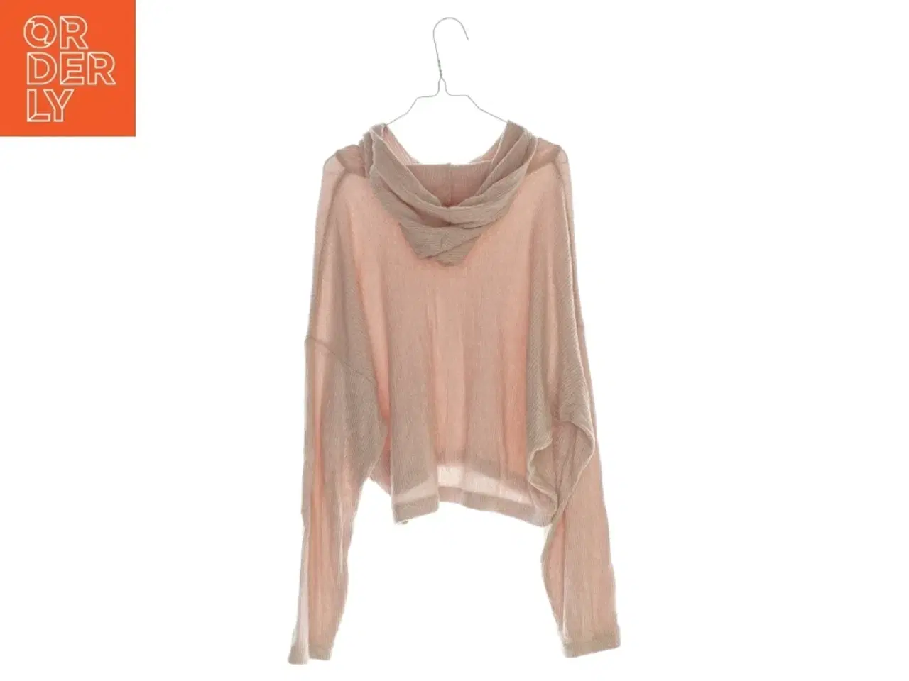 Billede 2 - Rib Strik trøje med hætte fra H&M (str. 164)