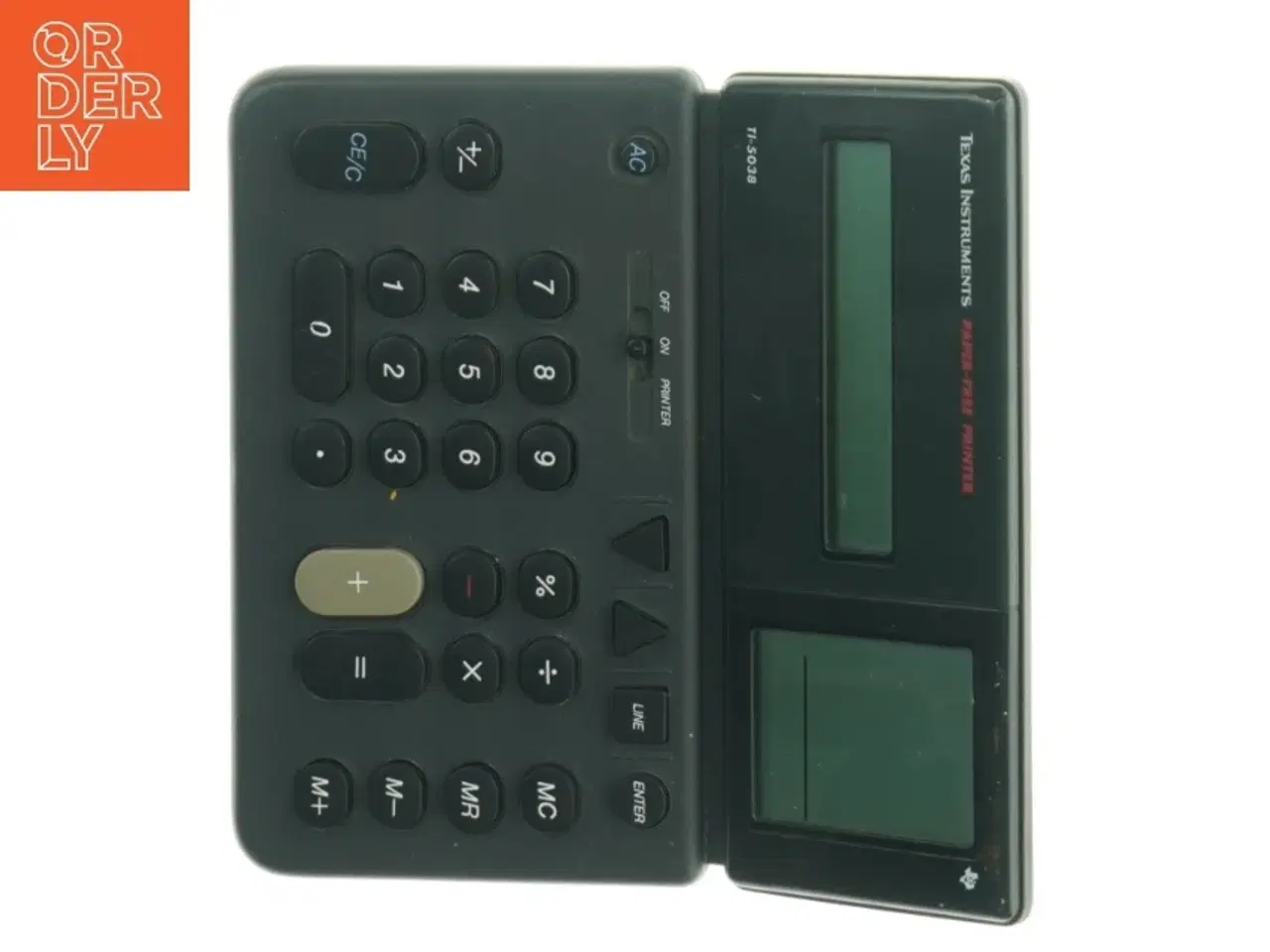 Billede 5 - Texas Instruments TI-5038 Papirfri Printer Regnemaskine fra Texas Instruments (str. 19 x. 20 cm)