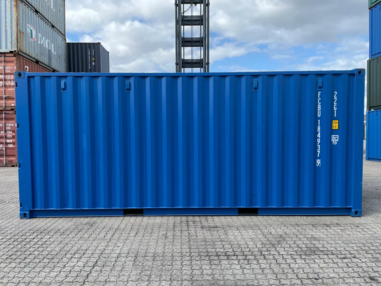 Billede 3 - 20´ fods Container i farve Ral: 5010 nye one way