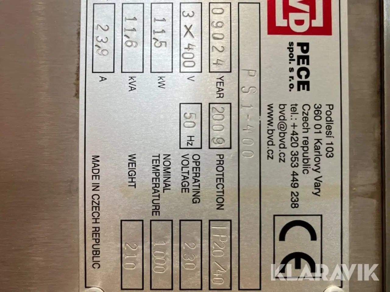 Billede 5 - Glas ovn BVD PECE PS 1-400