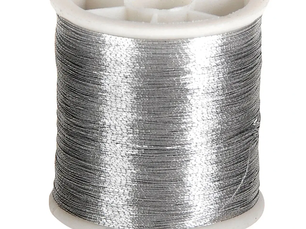 Billede 1 - Sølv Sytråd 0,15 mm - 100 m Rulle