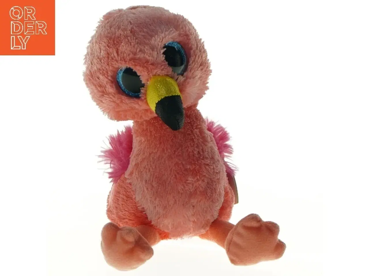 Billede 1 - Lyserød tøjdyrsfugl fra Ty (str. 15 cm)