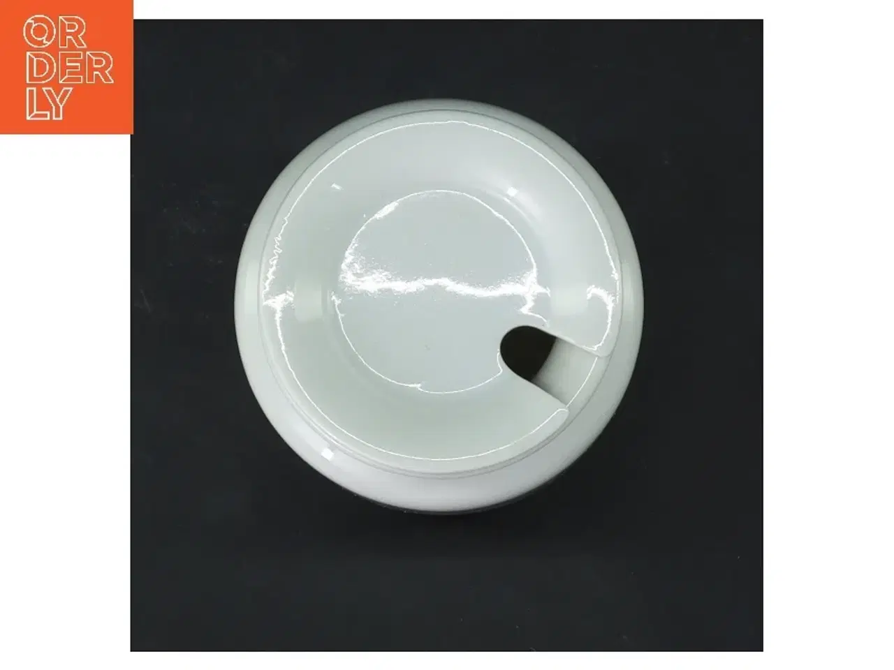 Billede 5 - Hvid opbevaringskrukke med låg (str. 11 cm)