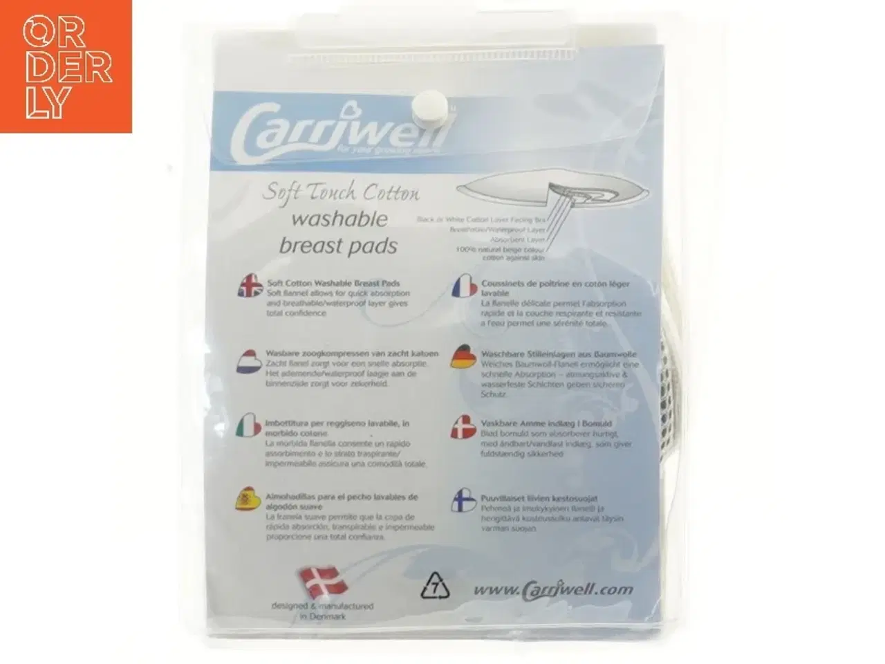 Billede 2 - Vaskbare ammeindlæg fra Carriwell