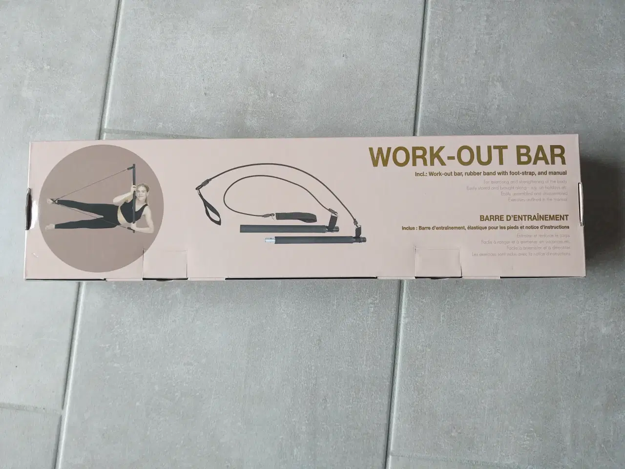 Billede 1 - Yoga Work - out bar. Med redskaber i.