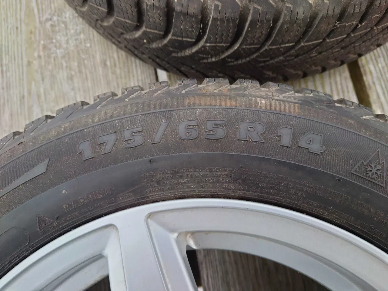 Billede 4 - Vinterdæk Michelin på Alu