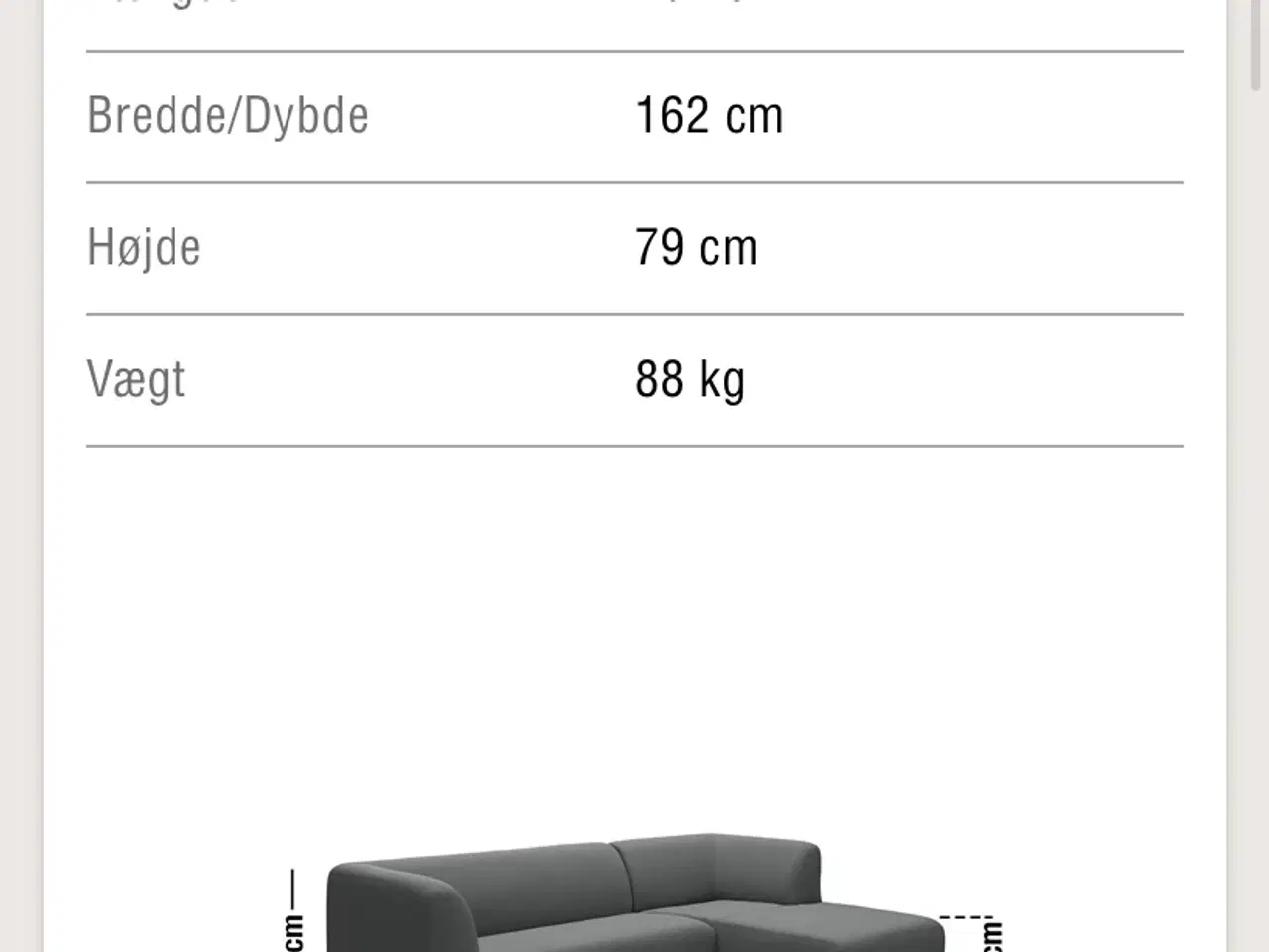 Billede 5 - chaiselong sofa