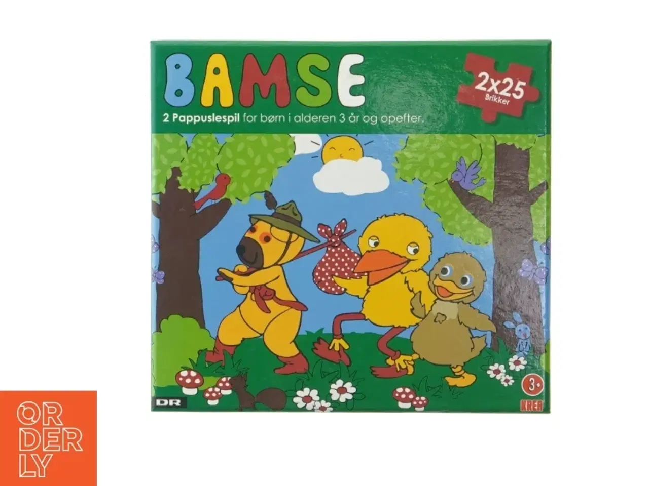 Billede 1 - Bamse puslespil fra Krea (str. 2 x 25 brikker)