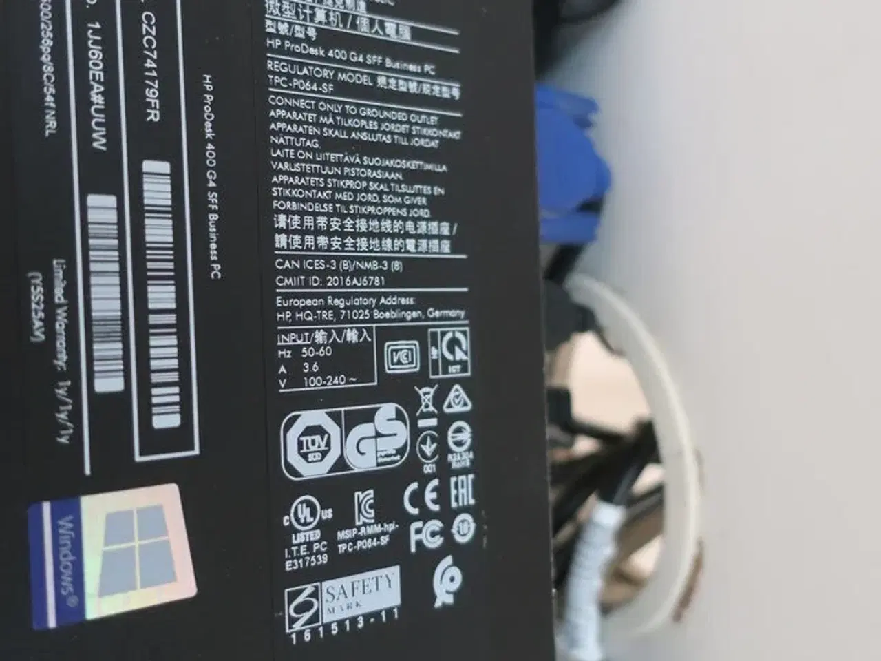 Billede 3 - HP 22" skærm L2208w (PC medfølger ikke)