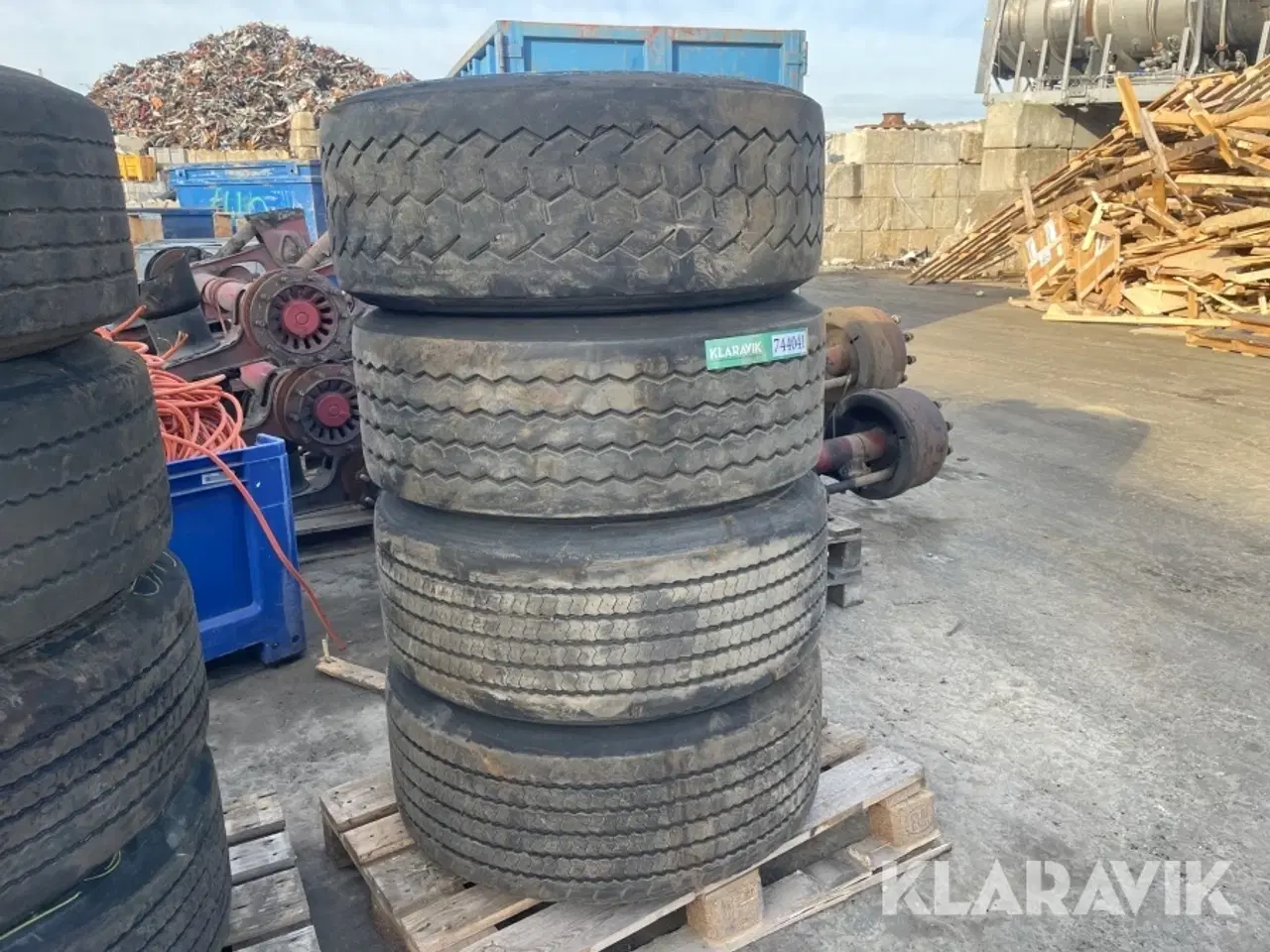Billede 3 - Lastbilsdæk Bridgestone 385/55R22.5 4 styk