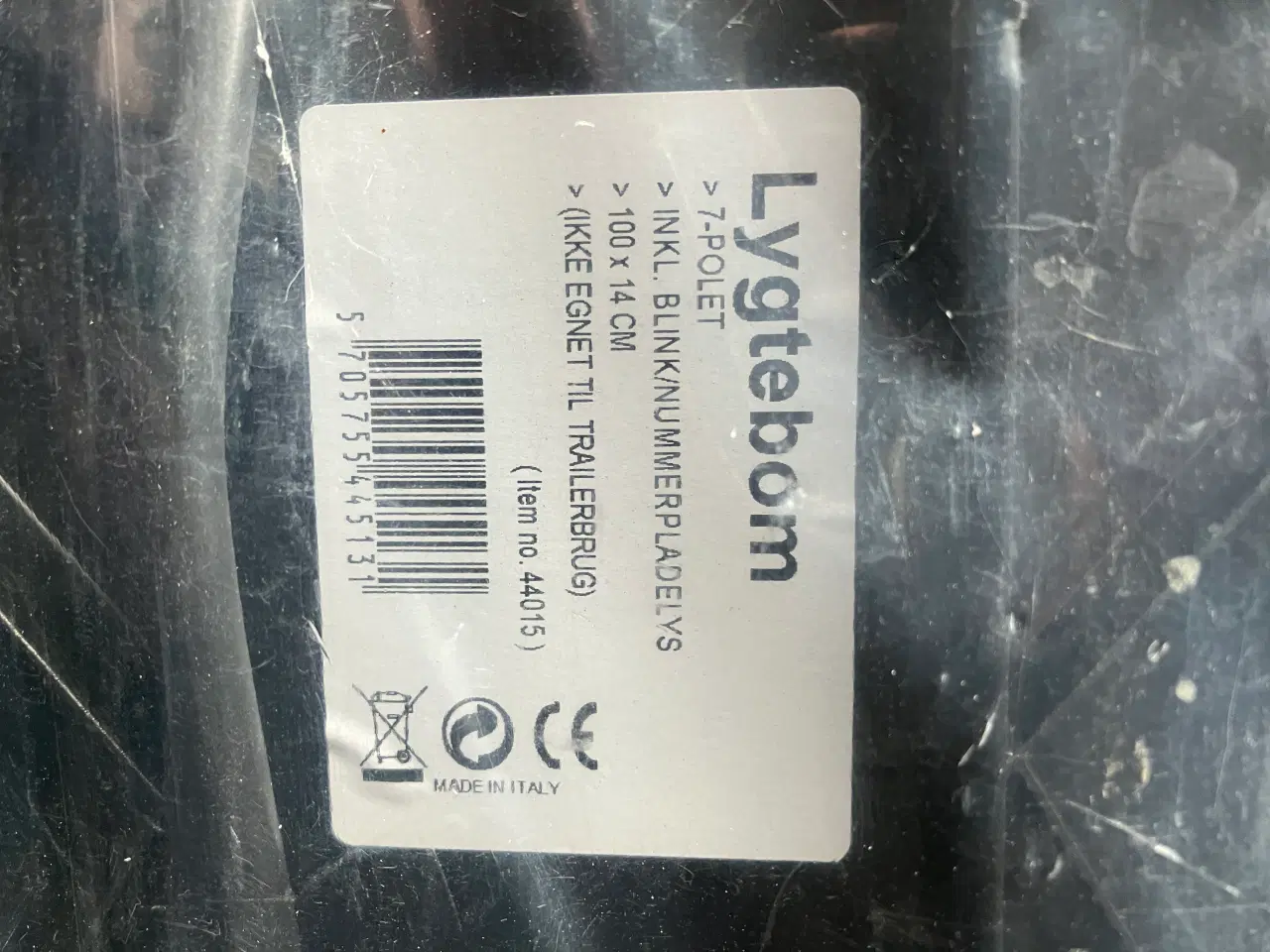 Billede 2 - Lygtebom til anhængertrænk