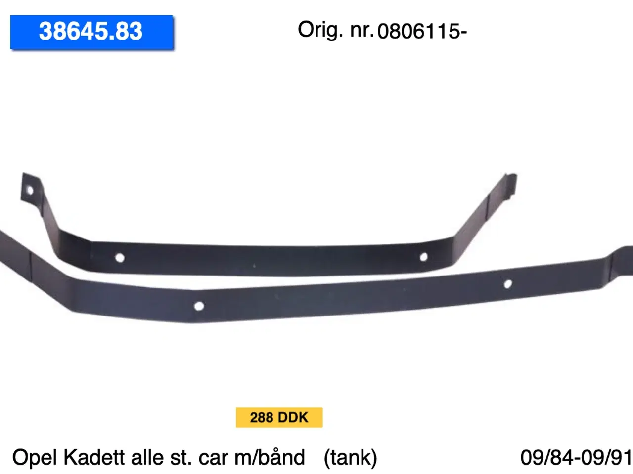 Billede 8 - Nye Opel Kadett st. car tanke