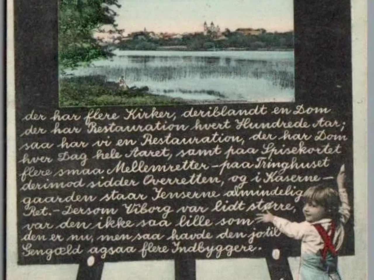 Billede 1 - Et billede af Viborg - Postkort - Brugt