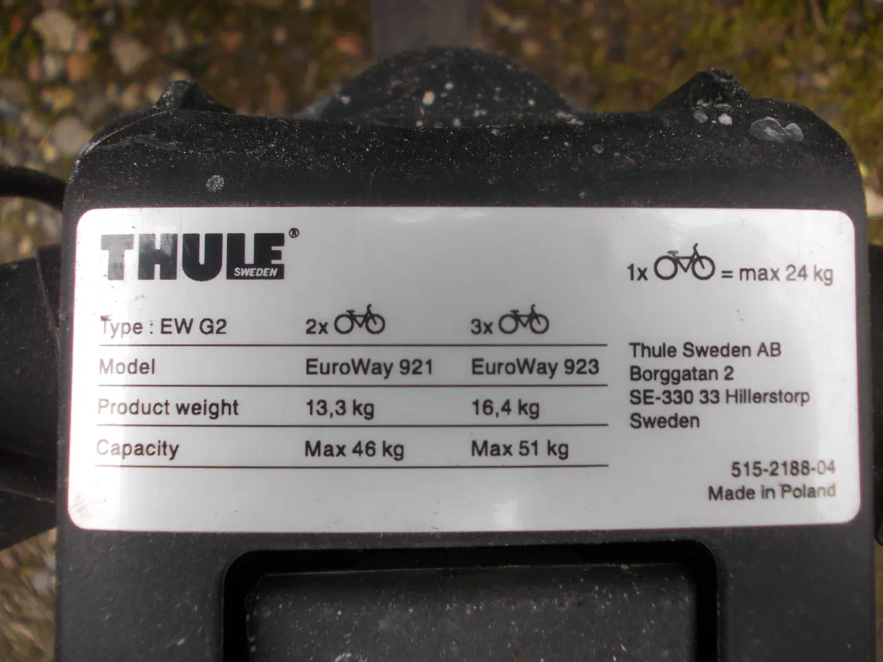 Billede 2 - Cykelholder Thule