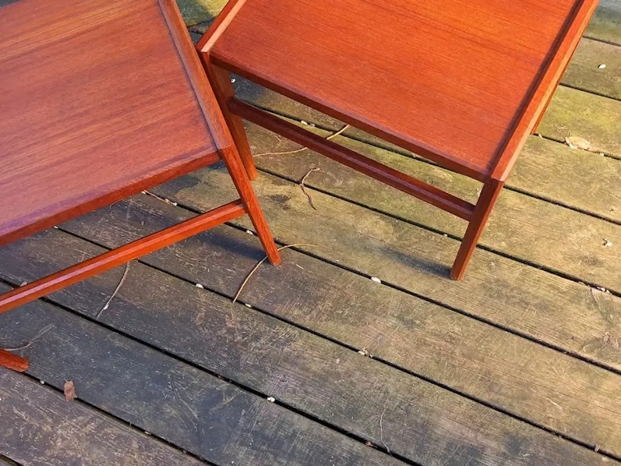 Billede 3 - Indskudsborde teak