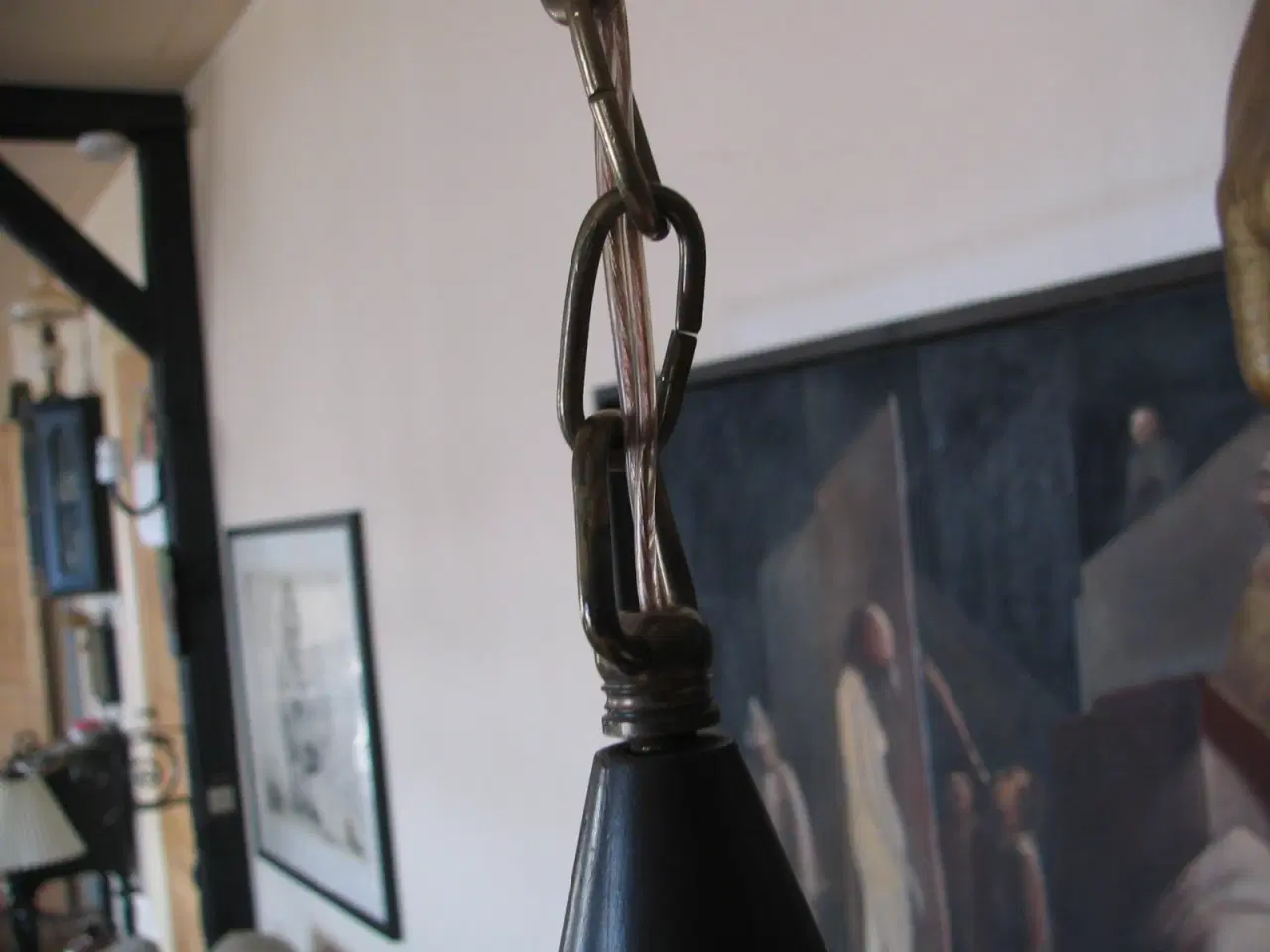 Billede 4 - Kobberlampe, kegleformet