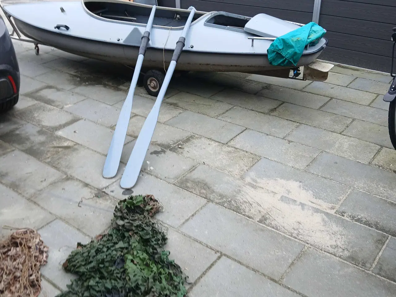 Billede 1 - Guldborgpram med original honda 2.5 hk med slyngko