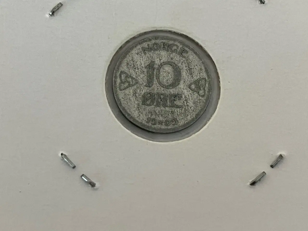 Billede 1 - 10 Øre 1909 Norge