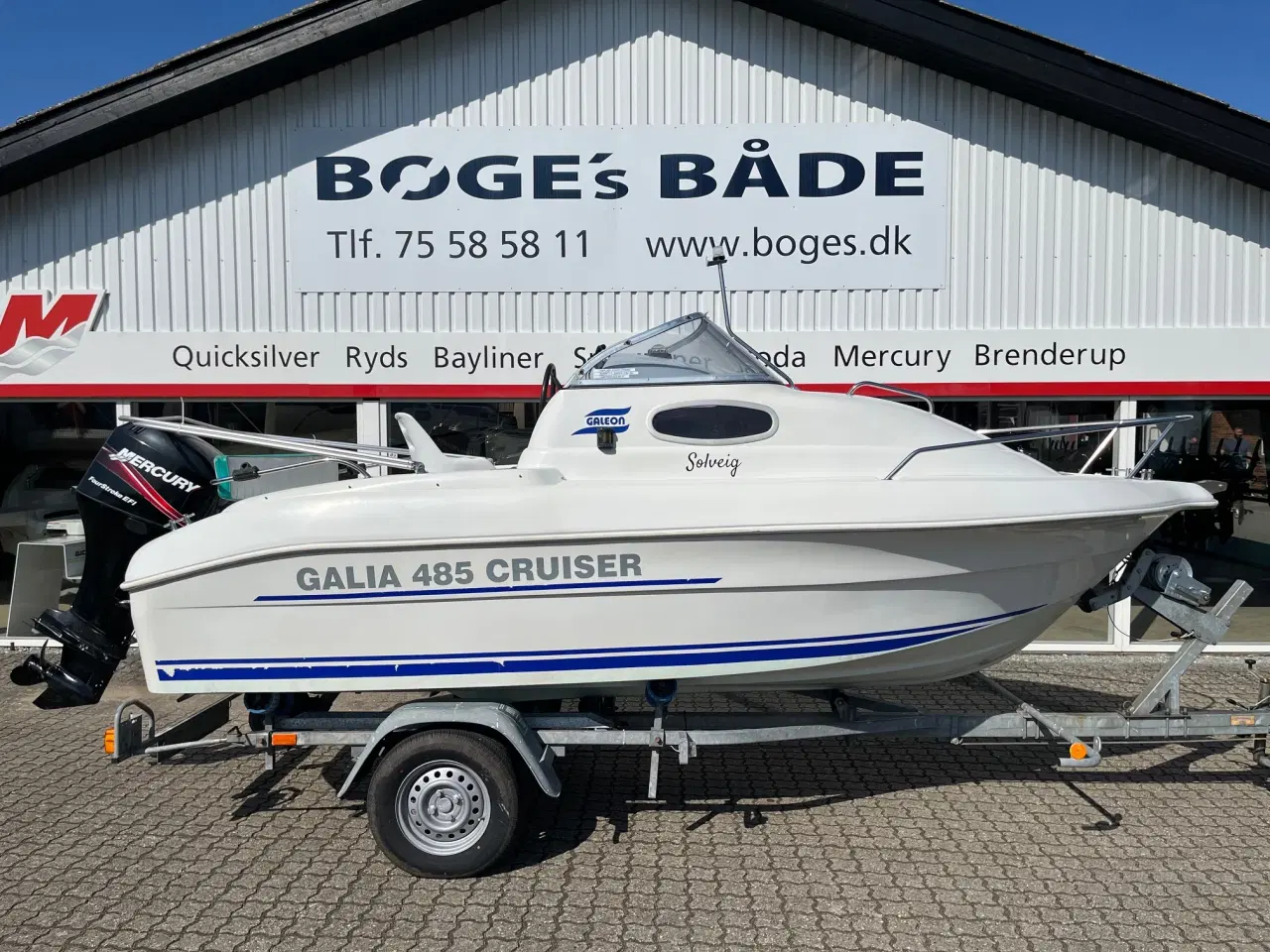 Billede 1 - 485 Cruiser med 60 hk Mercury-EFI 4 takt